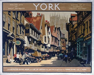 Medieval Art Photo Mug Collection: York, LNER poster, c 1920s