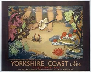 Related Images Metal Print Collection: Yorkshire Coast, LNER poster, 1933