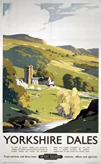 Related Images Metal Print Collection: Yorkshire Dales, BR (NER) poster, 1953