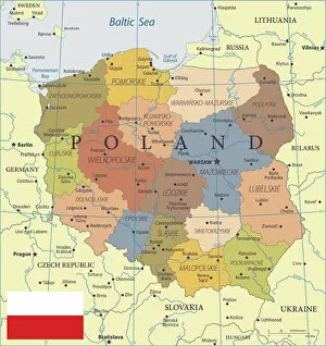 Maps Collection: 28 - Poland - Color2 10