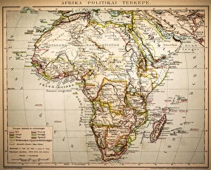 Related Images Photographic Print Collection: Africa Political Map