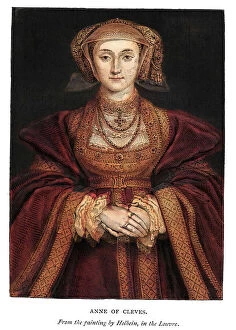 Tudor era fashion trends Poster Print Collection: Anne of Cleves