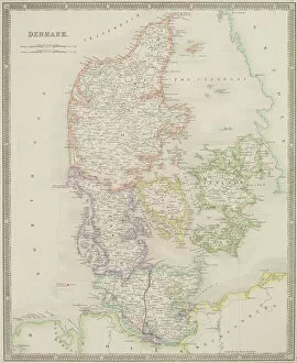 Map Collection: Antique map of Denmark