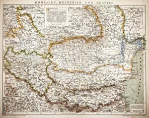 Topographic Map Collection: Balkan States