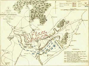 Battle of Waterloo Canvas Print Collection: Battle Of Waterloo