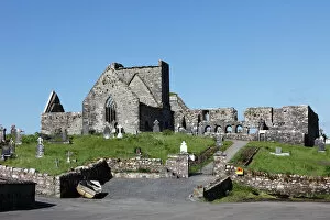 Culturally Collection: Burrishoole Abbey near Newport, County Mayo, Connacht, Republic of Ireland, Europe