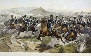 Paintings Premium Framed Print Collection: Charge Of The Light Brigade