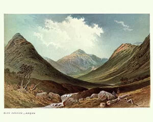 Natural Phenomenon Collection: Glen Sannox, Isle of Arran, Scotland, 19th Century