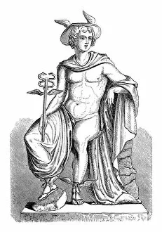 Roman Roman Collection: Greek goddess Hermes roman Mercury