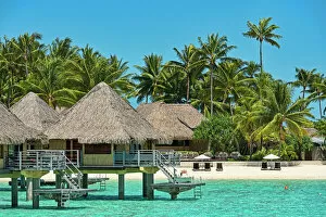 Atoll Collection: Holiday resort with overwater bungalows, Bora Bora, French Polynesia