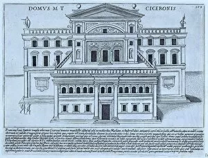 Digital artwork Fine Art Print Collection: The House of Marcus Tullius Cicero, M. Tullius Cicero or the House of Marcus Tullius Cicero is