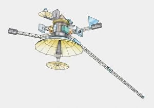 Watercolor illustrations Collection: Illustration of Galileo Probe