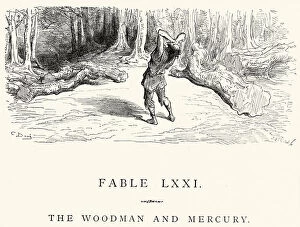 Bad Condition Collection: La Fontaines Fables - The Woodman and Mercury