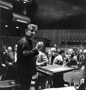 Entertainment Photographic Print Collection: Leonard Bernstein