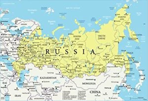 Related Images Jigsaw Puzzle Collection: Map of Russia