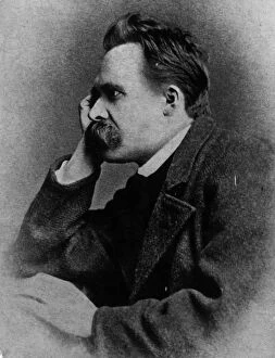 Fine art portraits Greetings Card Collection: Nietzsche