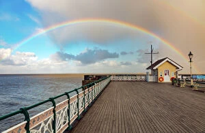 Cardiff Collection: Penarth Pier Rainbow