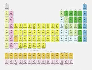 Chemistry Collection: The Periodic Table Digital Illustration