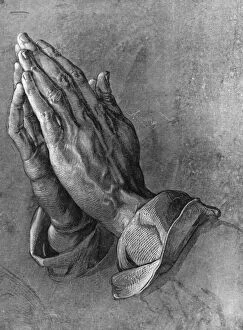 Fine art Canvas Print Collection: Praying Hands by Albrecht Durer