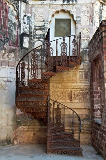 Rajasthan Collection: Spiral Stairway