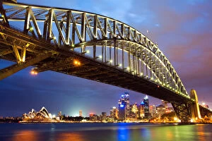 International Architecture Premium Framed Print Collection: Sydney Harbour bridge