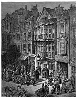Southeast England Collection: Victorian London - Bishopgate Street