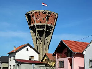 Related Images Collection: Vukovar, Croatia, Watertower