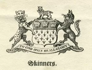City of London Metal Print Collection: Worshipful Company of Skinners armorial