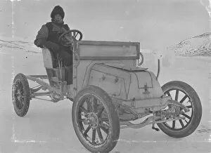 British Antarctic Expedition 1907-09 (Nimrod) Mouse Mat Collection: Bernard Day in his motor car