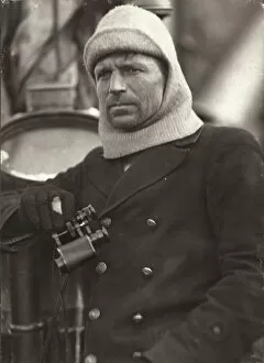 Trans-Antarctic Expedition Canvas Print Collection: The Skipper. Frank Worsley