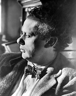 Fine art Collection: Dylan Thomas was born in Swansea, Wales, on October 27, 1914. After grammar school