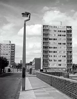 Apartment Block Collection: The Lansbury Estate, a public housing estate in the Poplar area of the London Borough