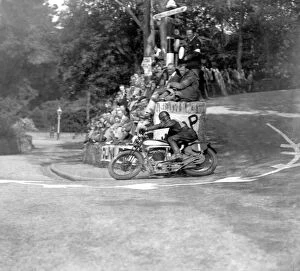 Isle of Man TT Jigsaw Puzzle Collection: T. T. Races in Isle Of Man - British Isles - J Guthrie on Norton TopFoto