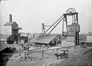 Miners Collection: East Pool Mine, Illogan, Cornwall. 1895