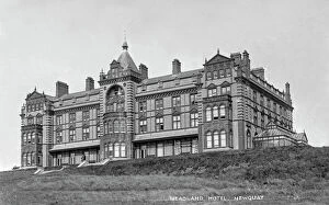 Newquay Premium Framed Print Collection: Headland Hotel, Newquay, Cornwall. Early 1900s