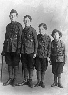 Royal Scots Greys Photo Mug Collection: The Lennox-Boyd brothers. Around 1915