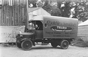 Newquay Photo Mug Collection: New motor van for Criddle and Smith Ltd. Cornwall. 1920s