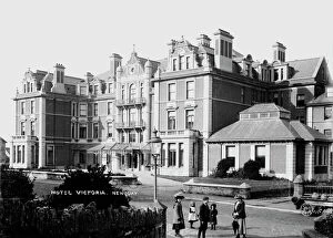 Victoria Collection: Victoria Hotel, East Street, Newquay, Cornwall. Early 1900s