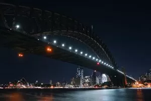 2021 Metal Print Collection: AUSTRALIA-LIGHT-BRIDGE-EARTH HOUR