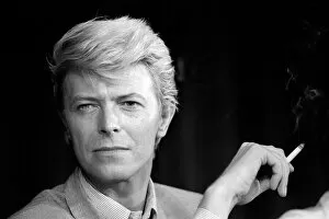 Portraits Premium Framed Print Collection: David Bowie, Cannes 1983