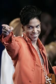 Pop Music Collection: Prince Performing During a Press Conference