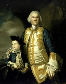 Parental Collection: Admiral Francis Holburne (1704-1771) and his son, Sir Francis, 4th Baronet (1752-1820)