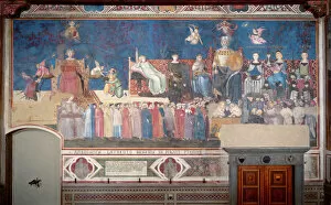 Temperance Collection: Allegory of Good Government, 1338-40 (fresco)