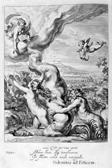 Well Shaft Collection: Alpheiu and Arethusa, 17th century (engraving)