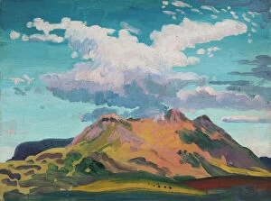 Paintings Collection: Arenig Fawr, North Wales, c. 1911 (oil on panel)