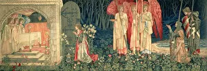 William Morris Collection: The Attainment; The Vision of the Holy Grail to Sir Galahad, Sir Bors and Sir Percival