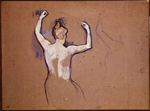Henri Toulouse-Lautrec Fine Art Print Collection: Ballet de Papa Chrysanthme (Study for one of the featured dancers)