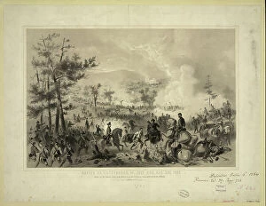 Battle of Gettysburg Collection: Battle of Gettysburg, victory for Union forces led by George Gordon Meade