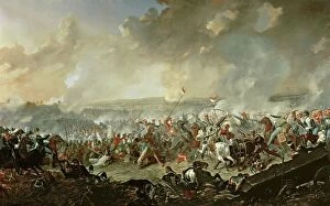 Denis Dighton Metal Print Collection: The Battle of Waterloo, 18th June 1815 (oil on canvas)