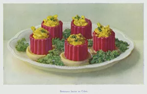 Celery Collection: Betteraves farcies au Celeri (colour litho)